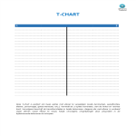 T-Chart gratis en premium templates