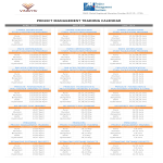 Project Management Calendar gratis en premium templates