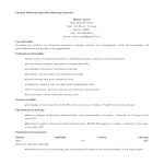 template topic preview image Business Operations Manager Resume
