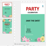 Save the date Invitation gratis en premium templates