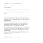 Employment Letter of Recommendation for Coworker gratis en premium templates