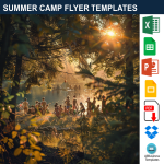 template topic preview image Summer Camp Flyers Templates