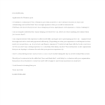 Job Application Letter Volunteer With Experience gratis en premium templates