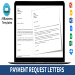 Payment request letter gratis en premium templates