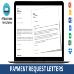 Vorschaubild der VorlagePayment request letter