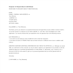 Response to Rejection Letter gratis en premium templates