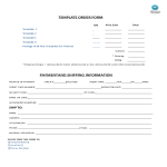Template Brochure And Order Form gratis en premium templates