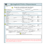 Police Crime Report gratis en premium templates