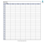Excel Weekly Schedule gratis en premium templates
