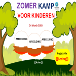 Zomerkamp Folder gratis en premium templates