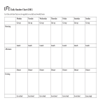 Routine Chart gratis en premium templates