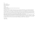 Professional Recommendation Letter For Job gratis en premium templates