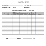 template topic preview image Quarterly Progress Report Blank Form