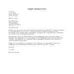 Company Formal Apology Letter gratis en premium templates