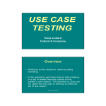 Use Case Testing gratis en premium templates