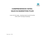 Hotel Sales Plan gratis en premium templates