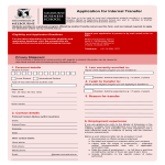 Application For Internal Transfer Letter gratis en premium templates