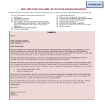 template topic preview image Welcome Letter Of Employment Template