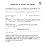 Rent With Option To Buy Agreement Form gratis en premium templates