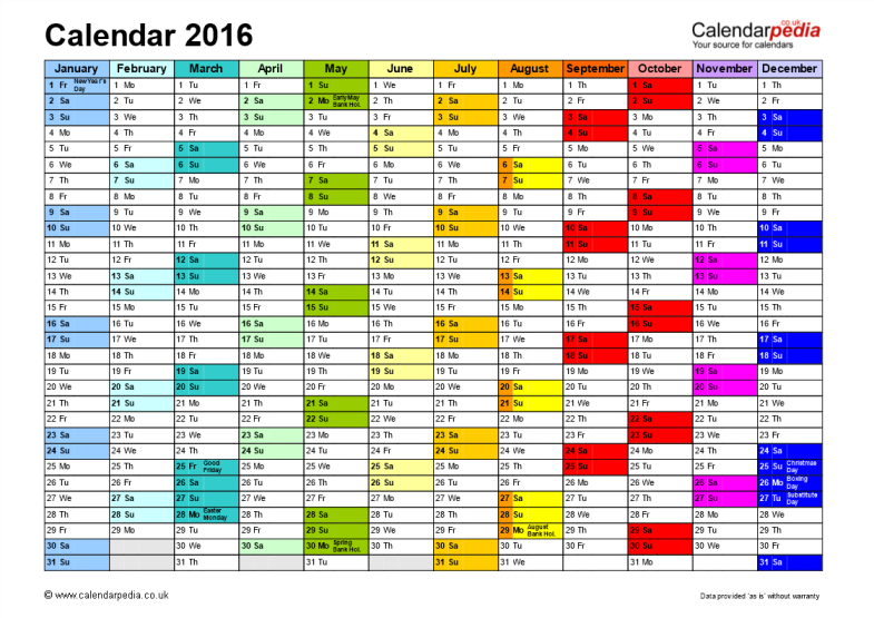 Calendar Timetable Template gratis en premium templates