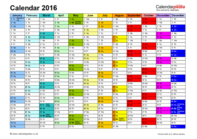 template topic preview image Calendar Timetable Template