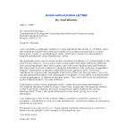 Formal Employment Application Letter gratis en premium templates