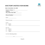 Medical Excuse Slip template gratis en premium templates