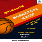 Basketbal Flyer Template gratis en premium templates