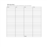 template topic preview image Daily Sales Sheet