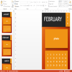 2019 PowerPoint Calendar gratis en premium templates