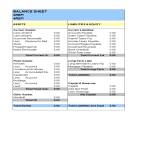 Sample Balance Sheet in excel gratis en premium templates