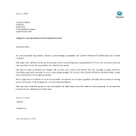 image Sales Letter for a Cost Quotation