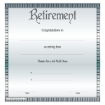 template preview imageRetirement Certificate