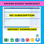 Kakeibo Budget gratis en premium templates