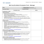 Six Month Employee Evaluation Form gratis en premium templates