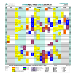 template topic preview image Weekly Fitness Calendar Schedule