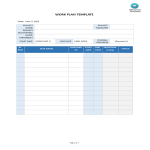 template topic preview image Work Plan Template