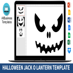 Jack O Lantern Stencil gratis en premium templates