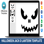 template preview imageJack O Lantern Stencil