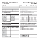 Individual Basketball Score Sheet Sample gratis en premium templates