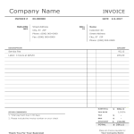 Basic invoice template gratis en premium templates