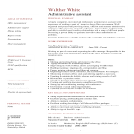 template topic preview image Administrative Work Experience Resume