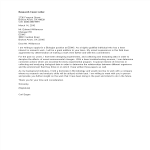 Research Cover Letter gratis en premium templates