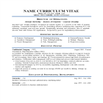 template topic preview image Director Operations CV