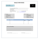 Sales Invoice Word template gratis en premium templates