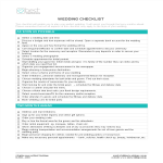 Editable Wedding Checklist gratis en premium templates