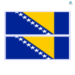 template preview imagebosnia and herzegovina flag