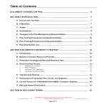 Small Firm Business Continuity Plan Template (BCP) gratis en premium templates