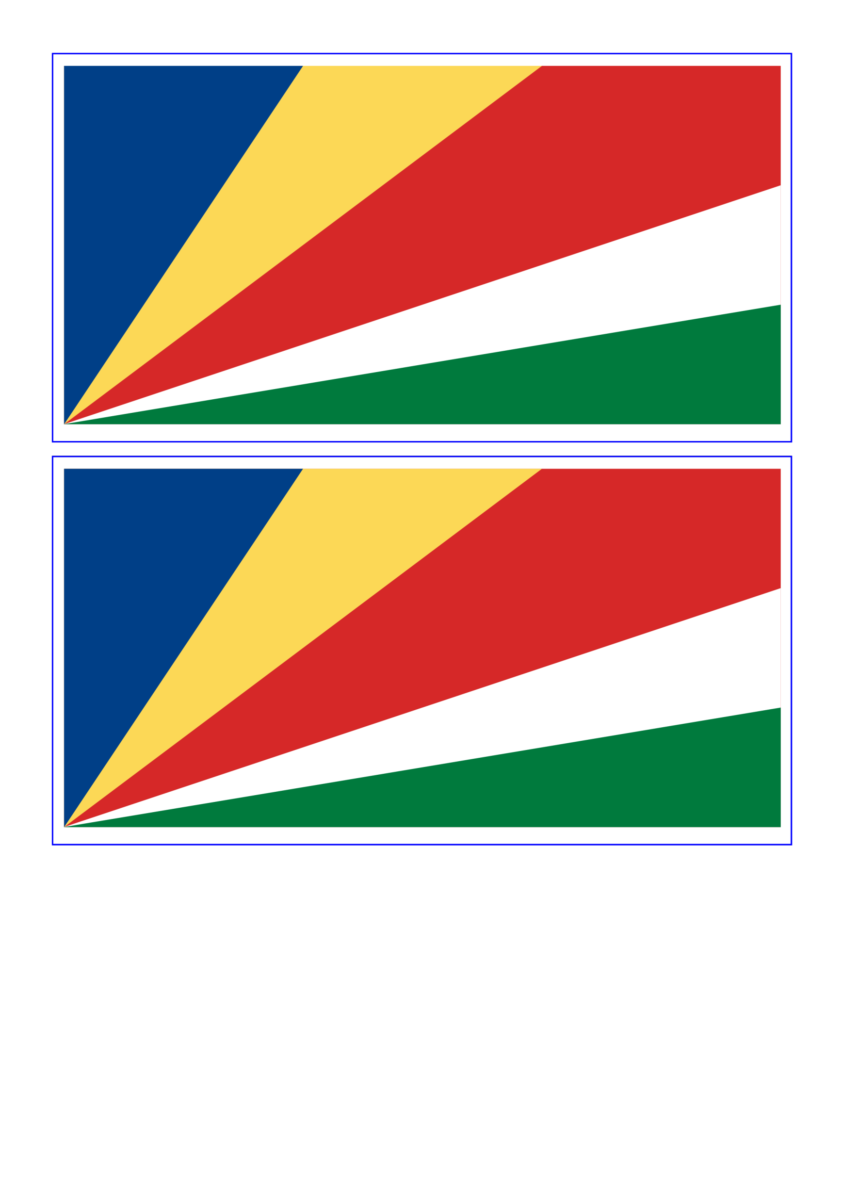 template preview imageSeychelles Flag