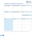 Community Project Action Plan gratis en premium templates